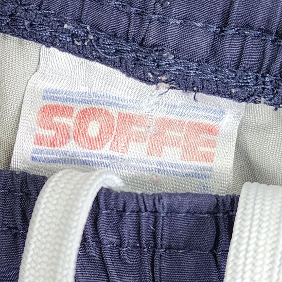 Soffe Juniors Navy White & Gray Running Shorts 4.5" Inseam Size M - Picture 3 of 12